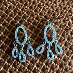 Silver earrings